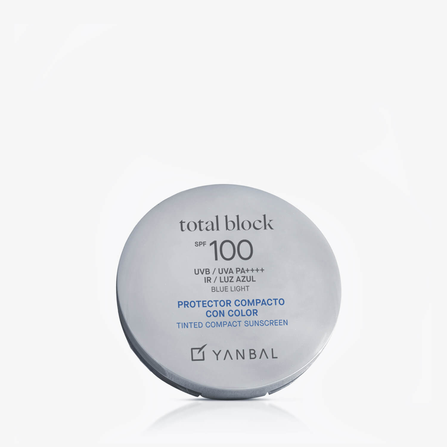 Protector Compacto Color SPF 100 Total Block Beige Claro