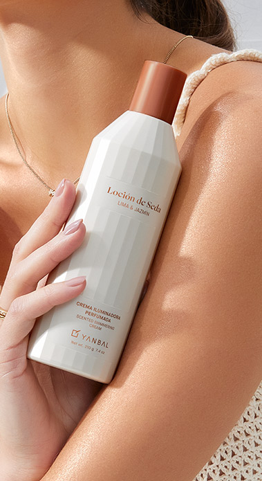 Loción de Seda Lima y Jazmín Crema Iluminadora Perfumada