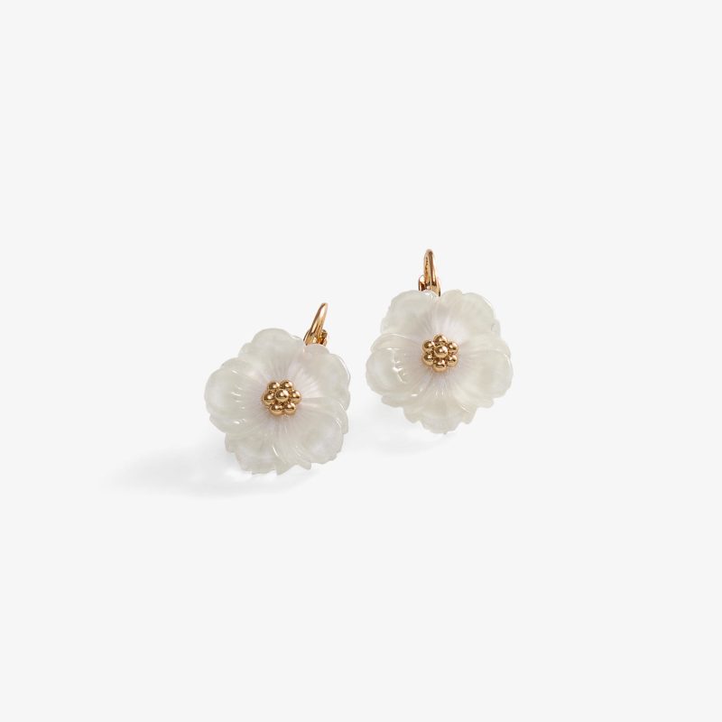 Aretes Magnolia Doré