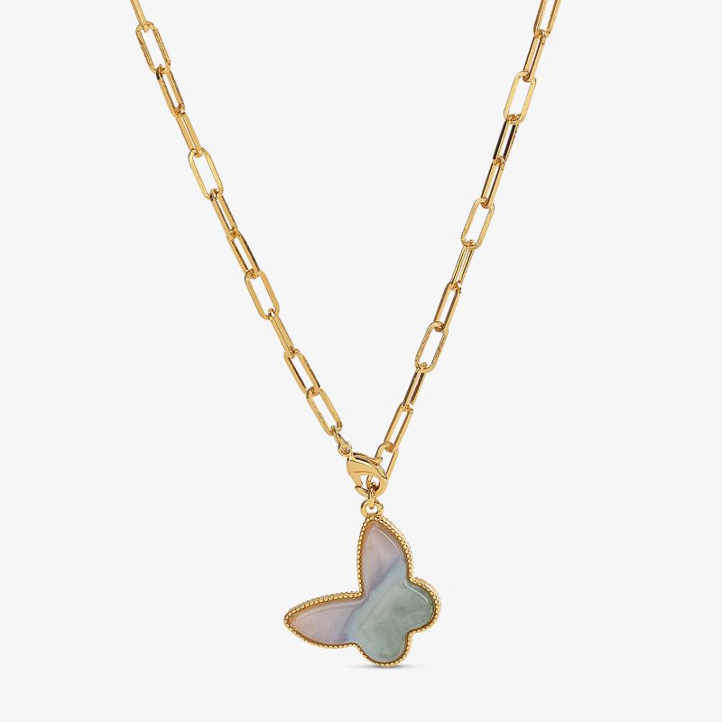 Collar Mariposa Blu