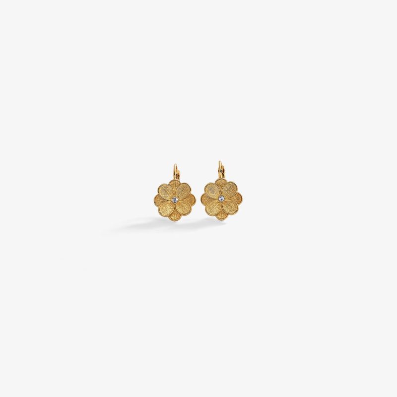 Aretes Flor Cristaly