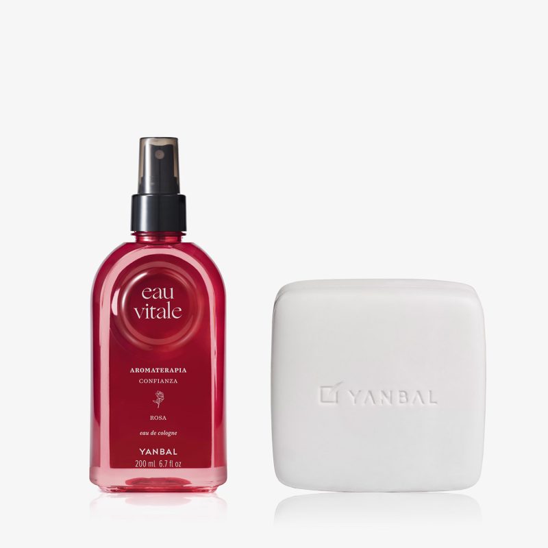 Set Eau Vitale Rosa: Colonia + Jabón en Barra Perfumado
