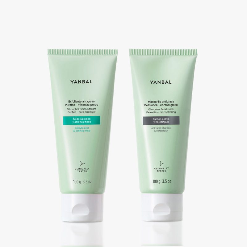 Set Mascarilla Facial Detoxificante+ Exfoliante Facial Energizante
