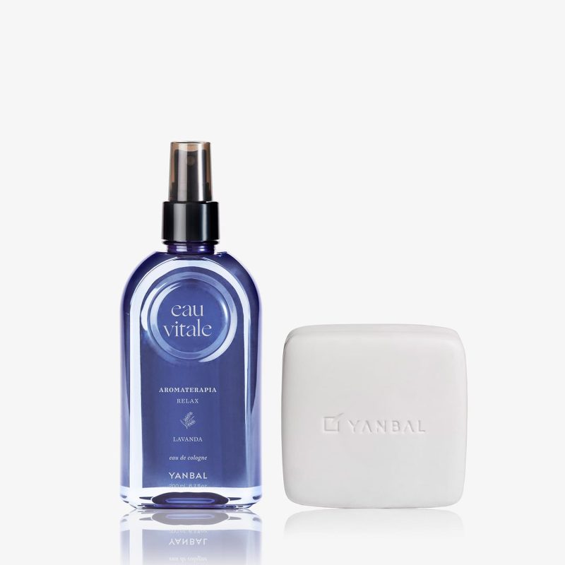 Set Eau Vitale Lavanda : Eau de Cologne + jabon