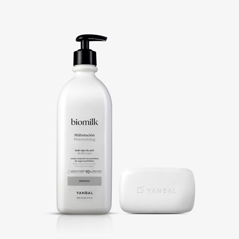 Set Biomilk Original: Crema Corporal + Jabón en Barra
