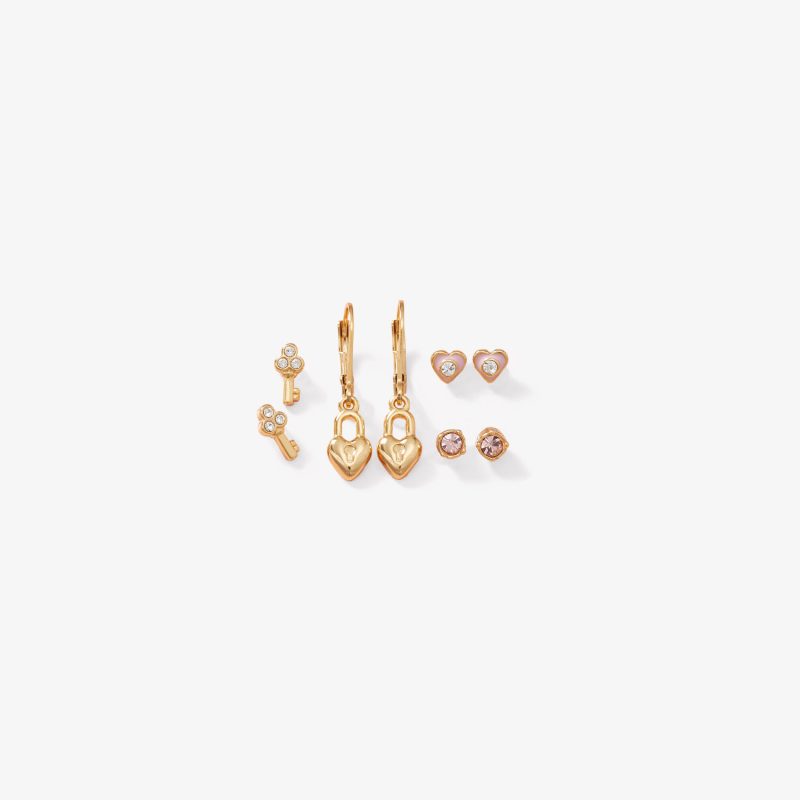 Set Aretes Corazón Mío