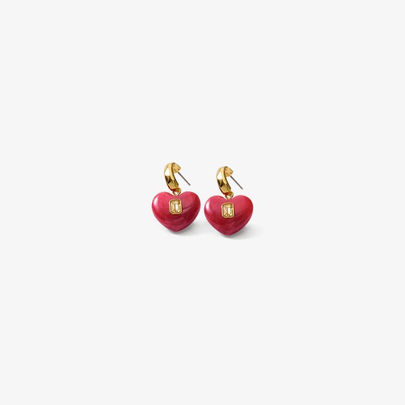 Aretes Amor Único Rouge