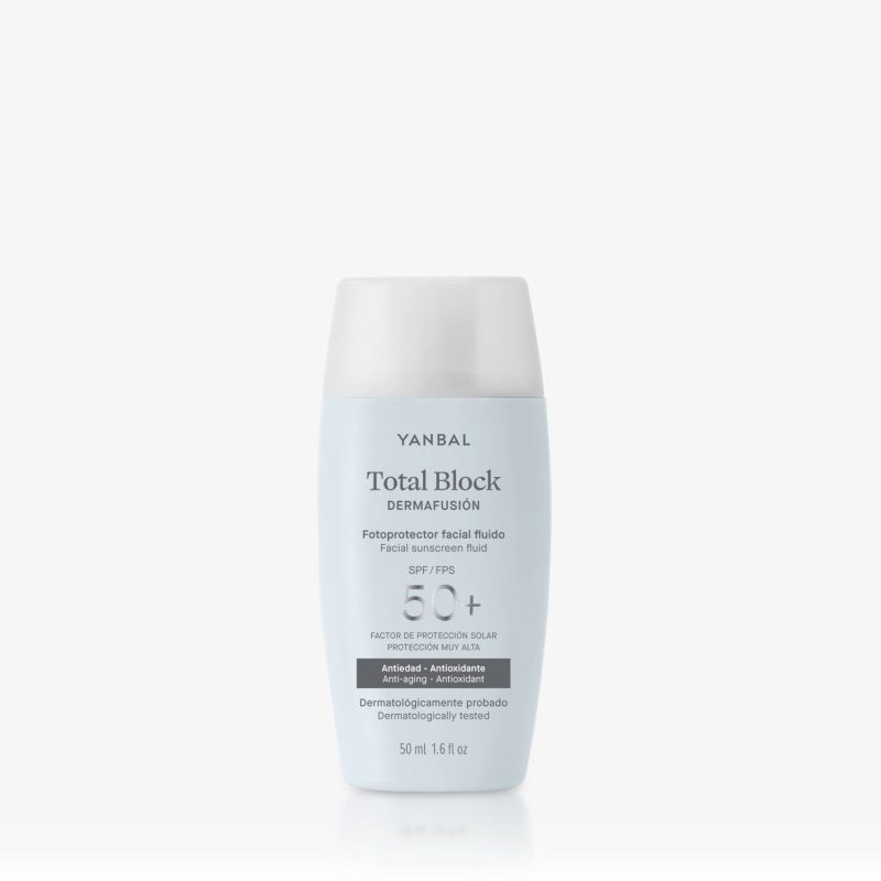 Fotoprotector Solar Fluido SPF50+ Total Block Dermafusión