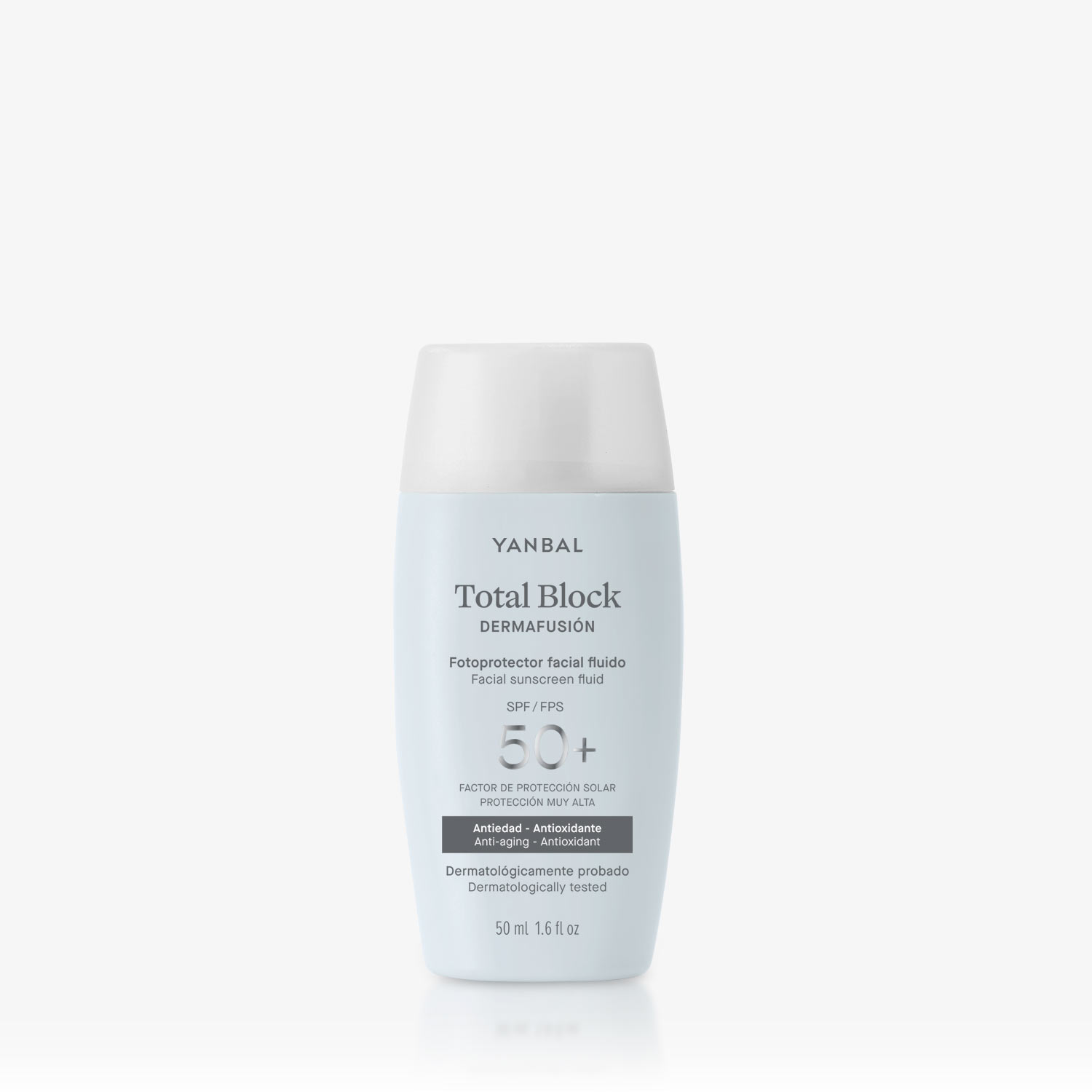 Fotoprotector Solar Fluido SPF50+ Total Block Dermafusión