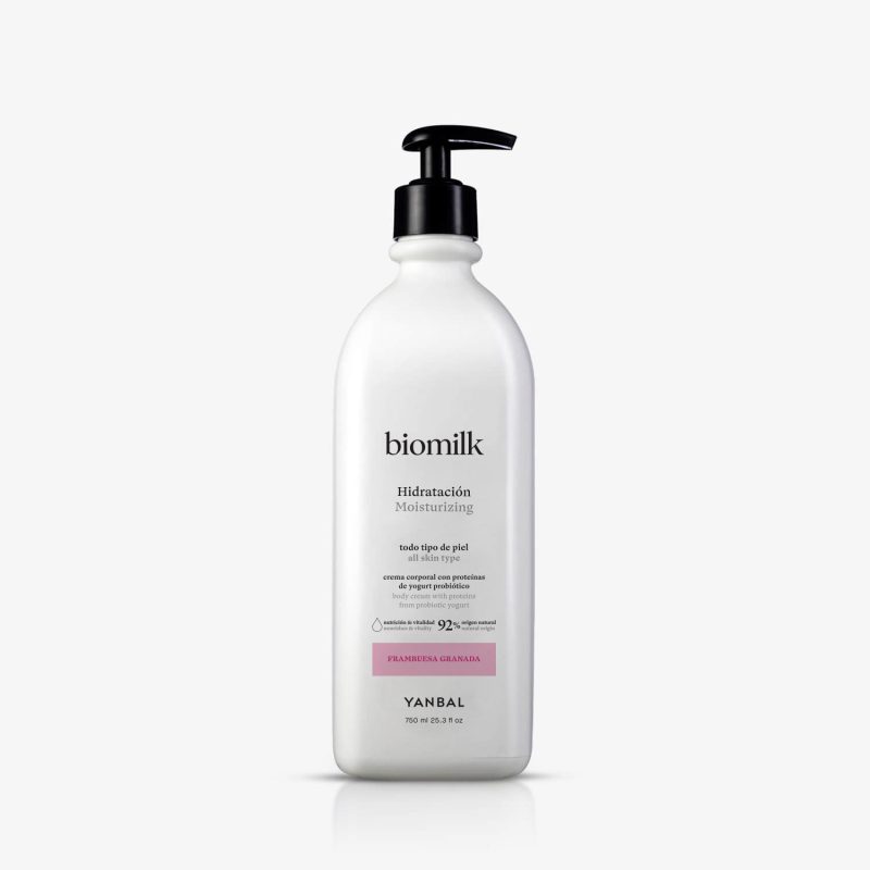 Crema Corporal Hidratación Biomilk Frambuesa Granada
