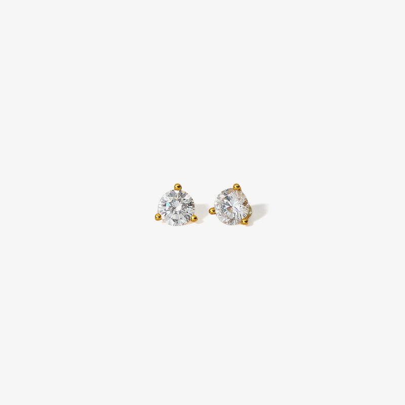 Aretes Zirconi Dorezzi