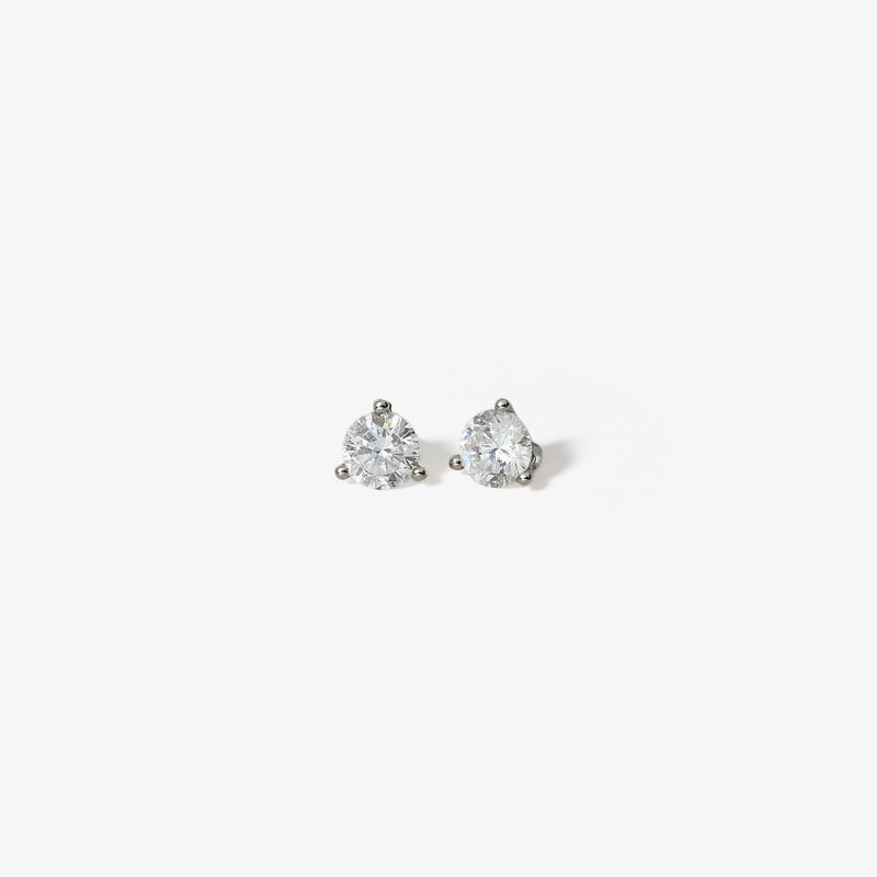 Aretes Zirconi Platinium