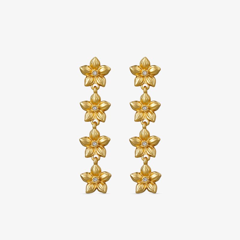 Aretes Floralia Cristal