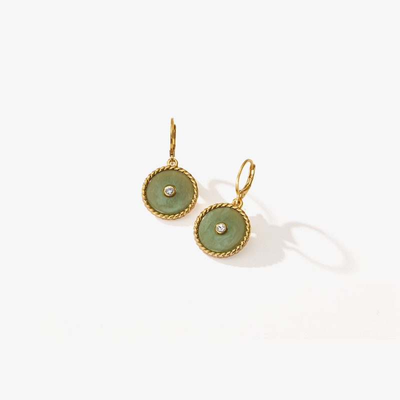 Aretes Gyra Jade