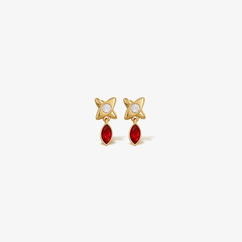 Aretes Ccori Rubí