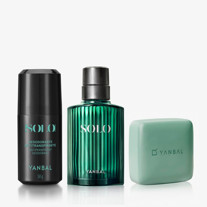 Set Solo: Parfum + Desodorante fraganciado + Jabón en barra.