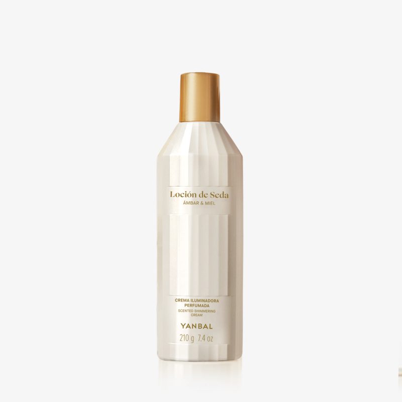 Loción de Seda Ámbar y Miel Crema Iluminadora Perfumada