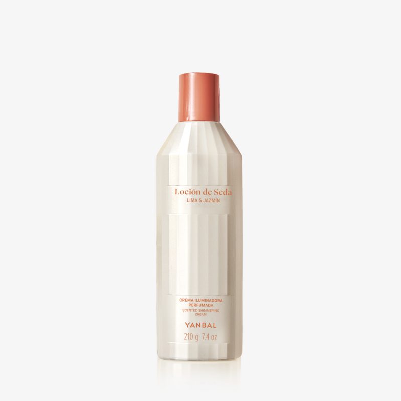 Loción de Seda Lima y Jazmín Crema Iluminadora Perfumada