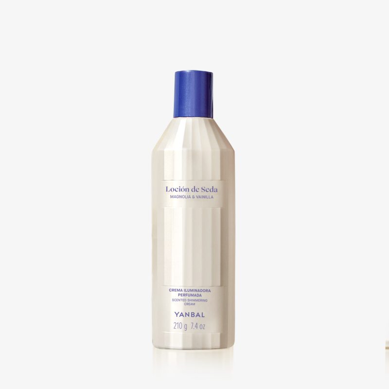 Loción de Seda Magnolia y Vainilla Crema Iluminadora Perfumada