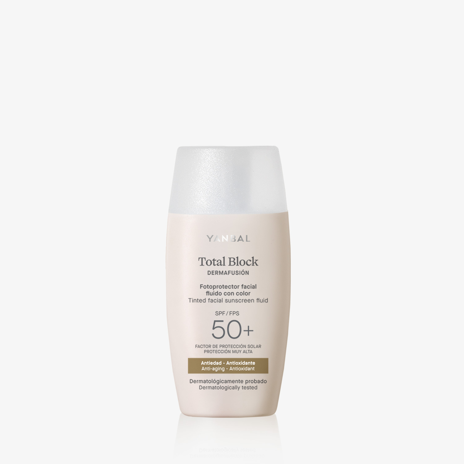 Fotoprotector Facial Fluido c/Color TotalBlock Derma SPF 50+