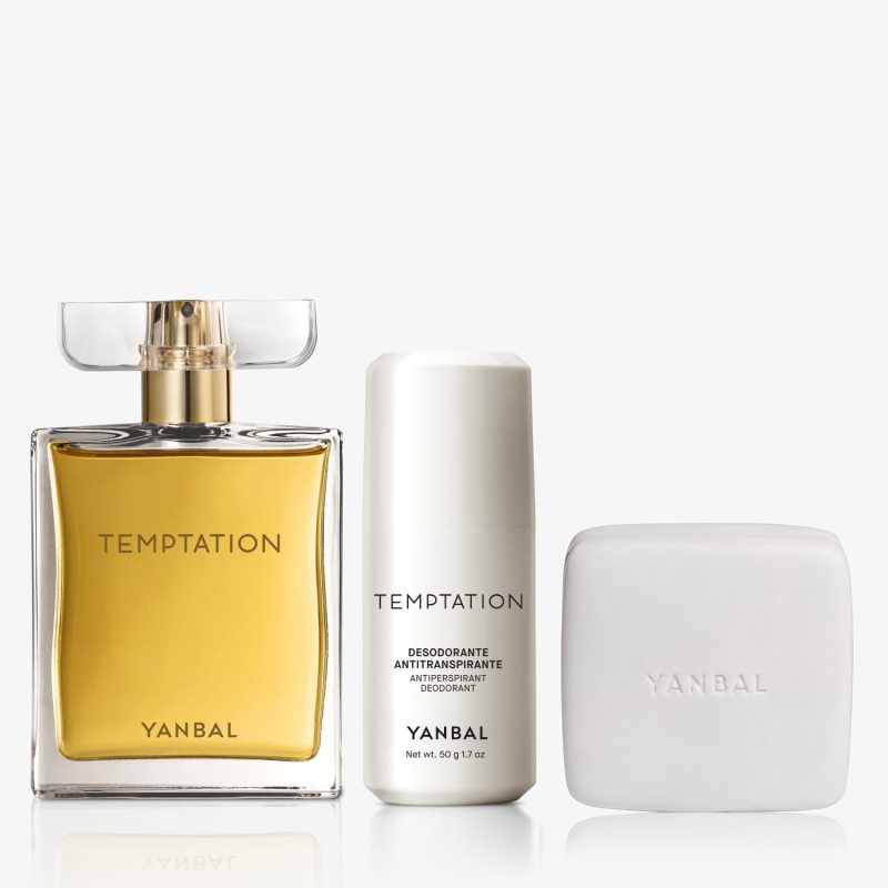 Set Temptation Mujer : Eau de Parfum + Desodorante + Jabón Perfumado