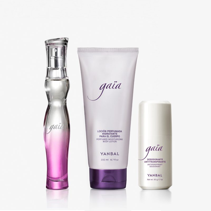 Set Gaia: Parfum + Loción perfumada + desodorante fraganciado
