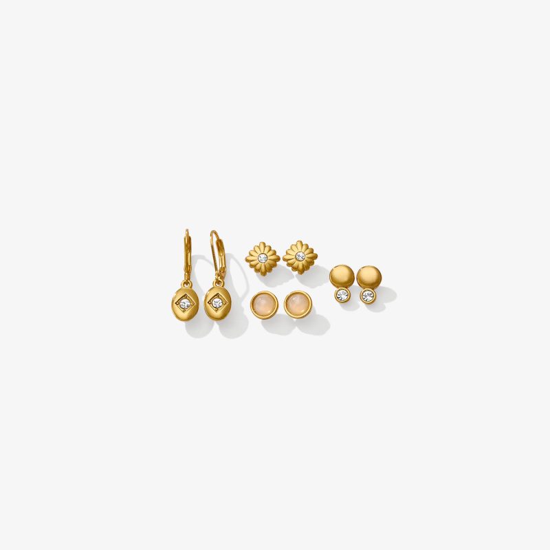 Set Aretes Cossima Doré